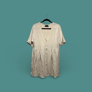 UO Blake Button Down Frock Dress